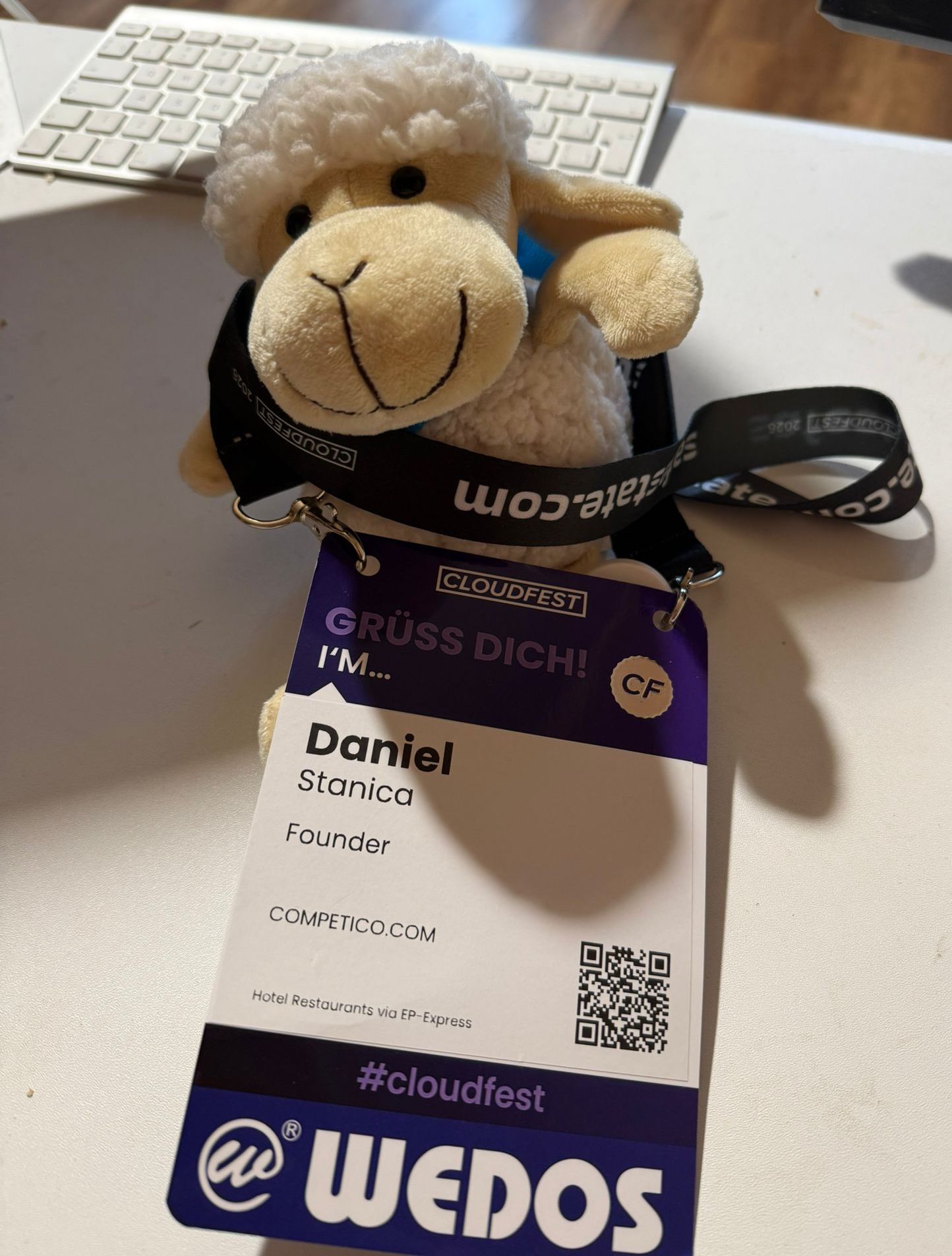 My badge for CloudFest 2026