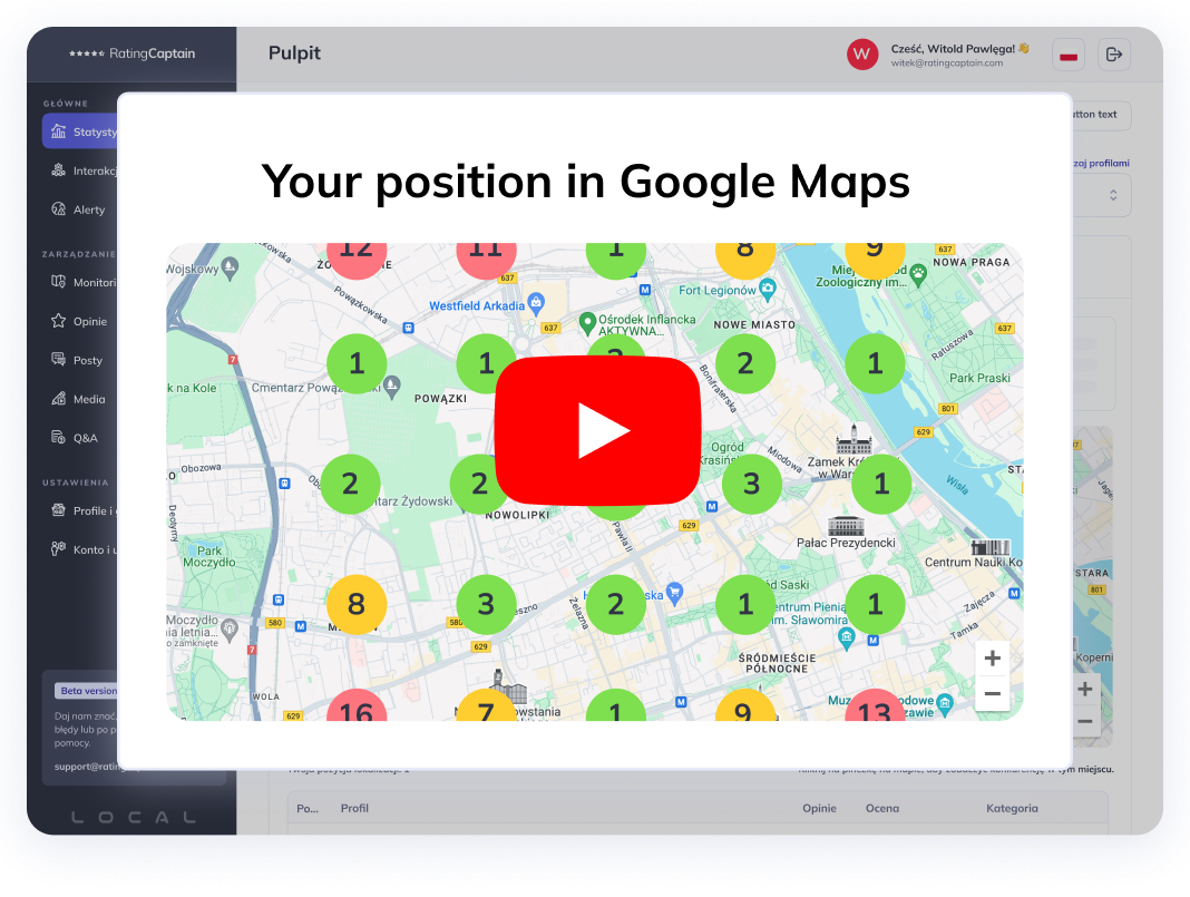 Rating Captain – 50% Off for Black Week