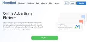 Mondiad - Self-serve push, native and banner ad network for publishers