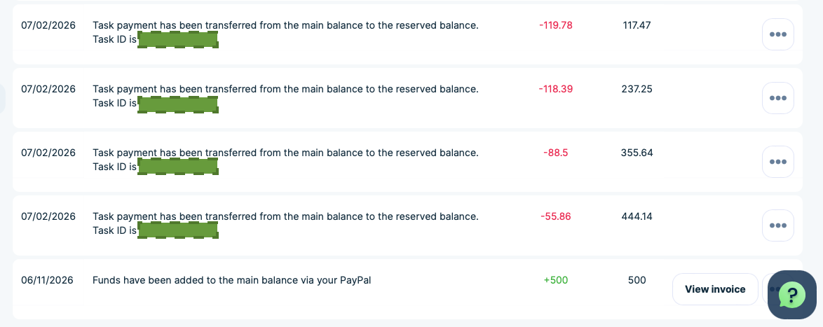 My Adsy.com Order Screenshot