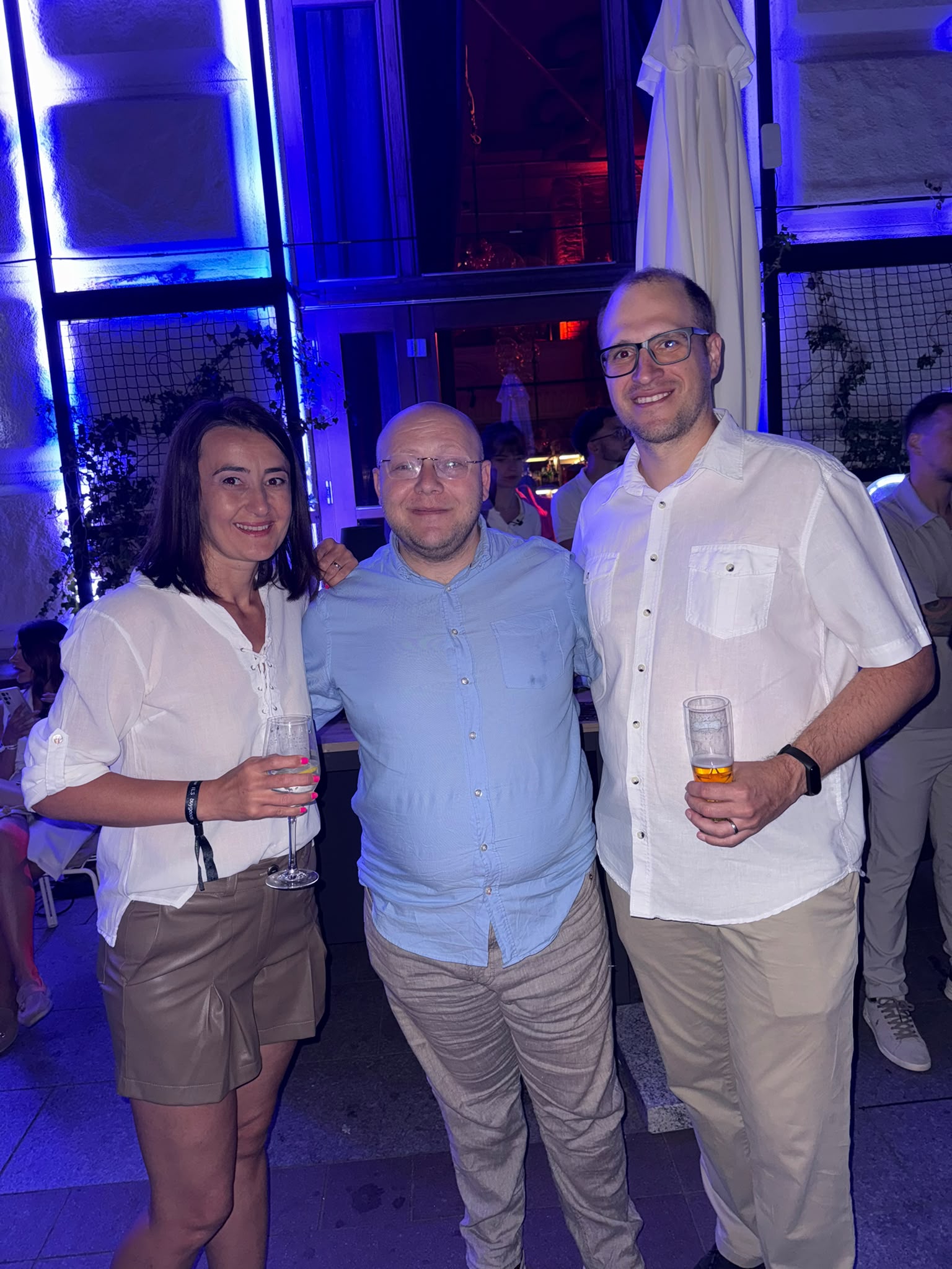 Picture taken with Julia and Radu, the team behind CPV One