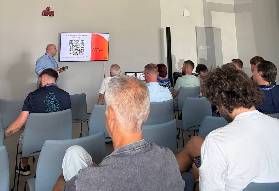 Picture taken by an attendee on my workshop
