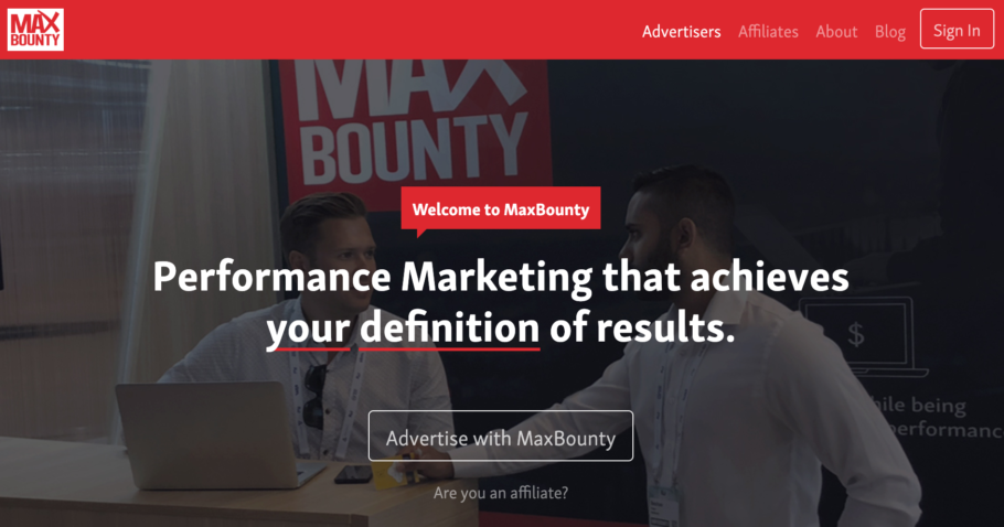 One of the best Affiliate Marketing Networks - MaxBounty One of the best Affiliate Marketing Networks - MaxBounty