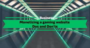 Monetizing a gaming website