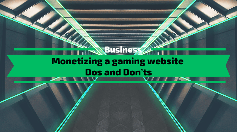 Monetizing a gaming website