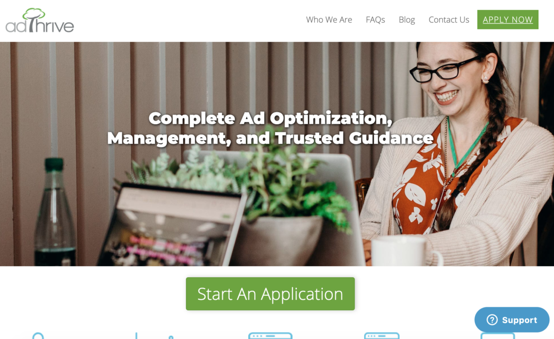 Raptive (formerly AdThrive) Advertising Network