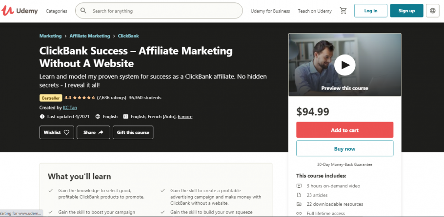 ClickBank Success – Affiliate Marketing Without A Website