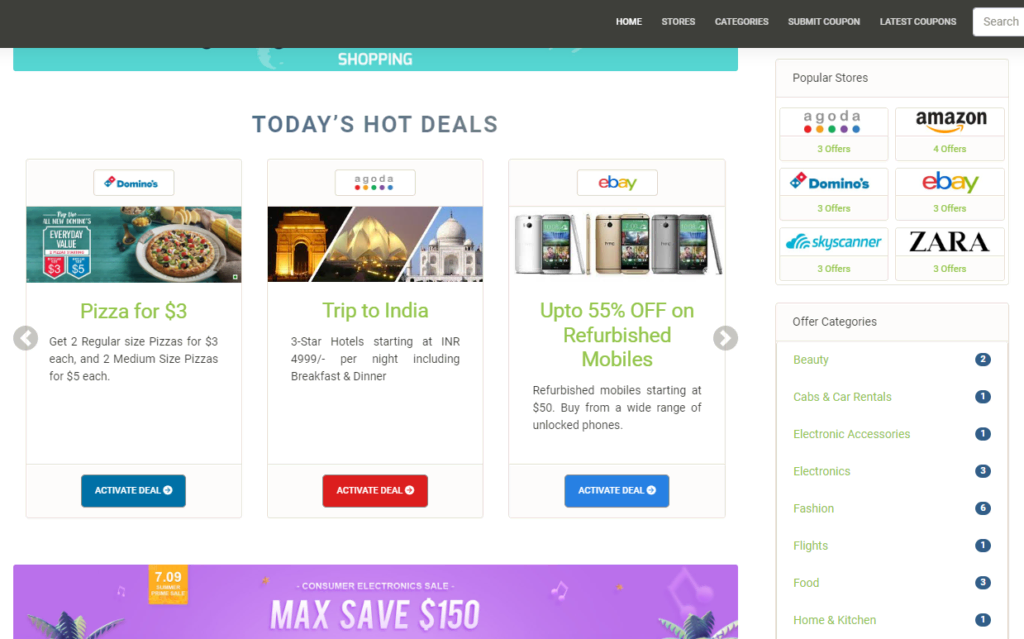ClipMyDeals Affiliate WordPress Theme