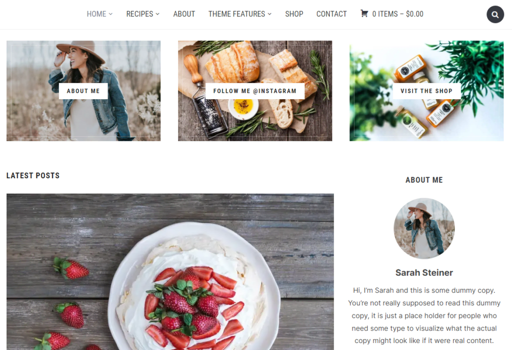 Foodica WordPress Theme
