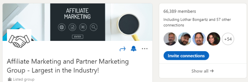 Affiliate Marketing & Partner Marketing Group Linkedin