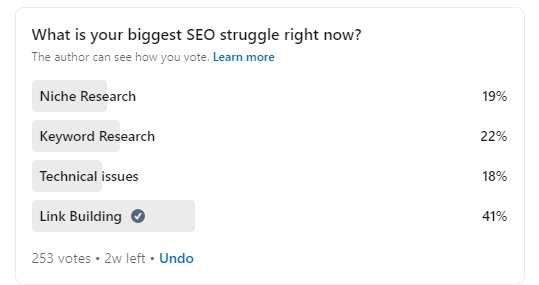 Link Building quizz