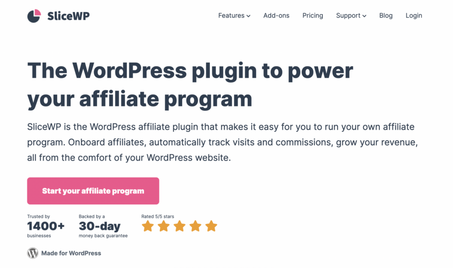 WordPress Affiliate Plugin - SliceWP