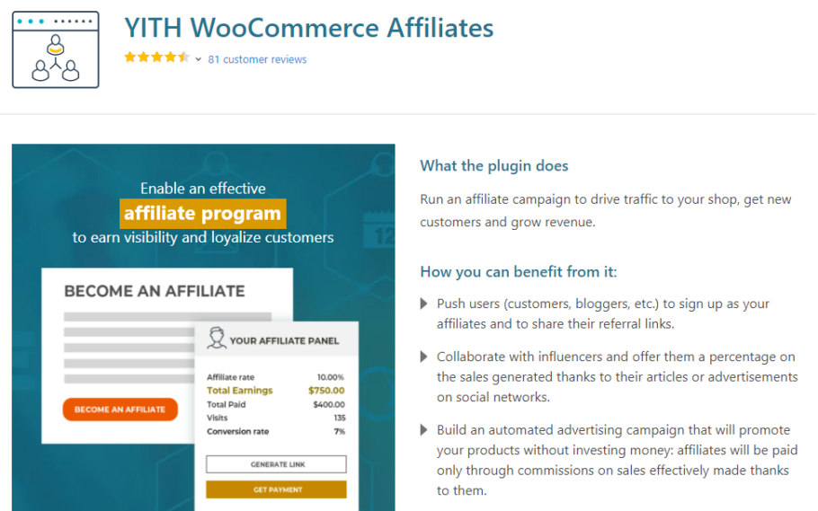 YITH WooCommerce Affiliates