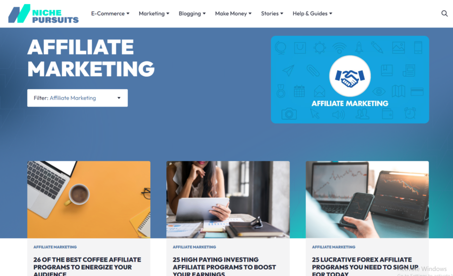 Affiliate Marketing Blog - Niche Pursuits