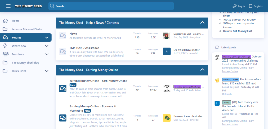 UK Money Making Forum - The Money Shed