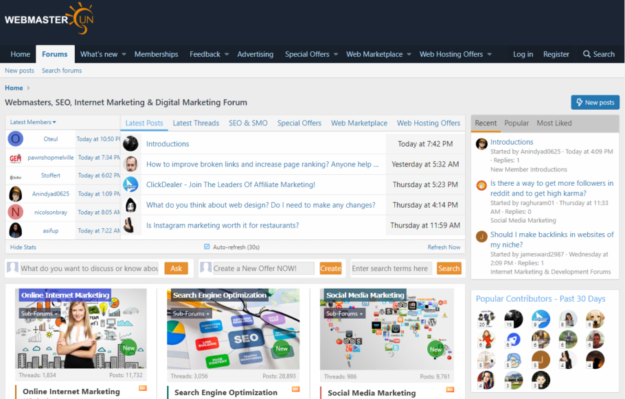 Webmaster Sun Forum
