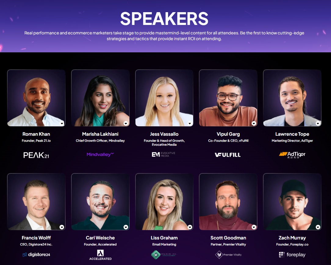 Affiliate World Asia 2023 speakers