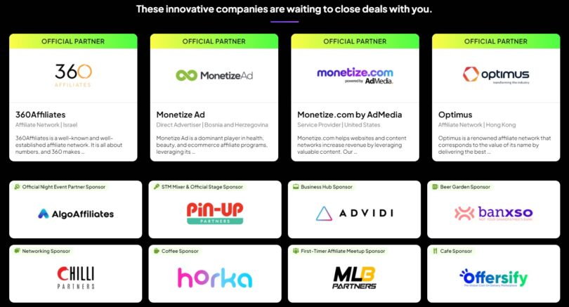 Affiliate World Asia 2023 - Sponsors & Exhibitors