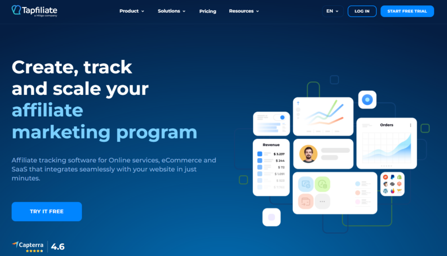 Tapfilliate Website Screenshot
