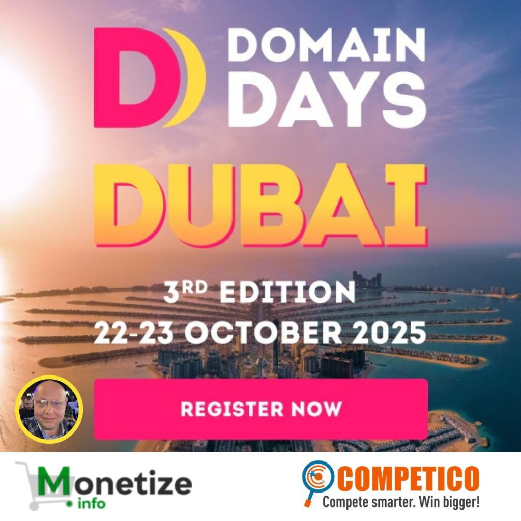 MonetizeBetter is an official media partner of Domain Days Dubai
