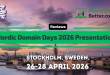 Nordic Domain Days 2026 - April 26-28, 2026, Stockholm, Sweden