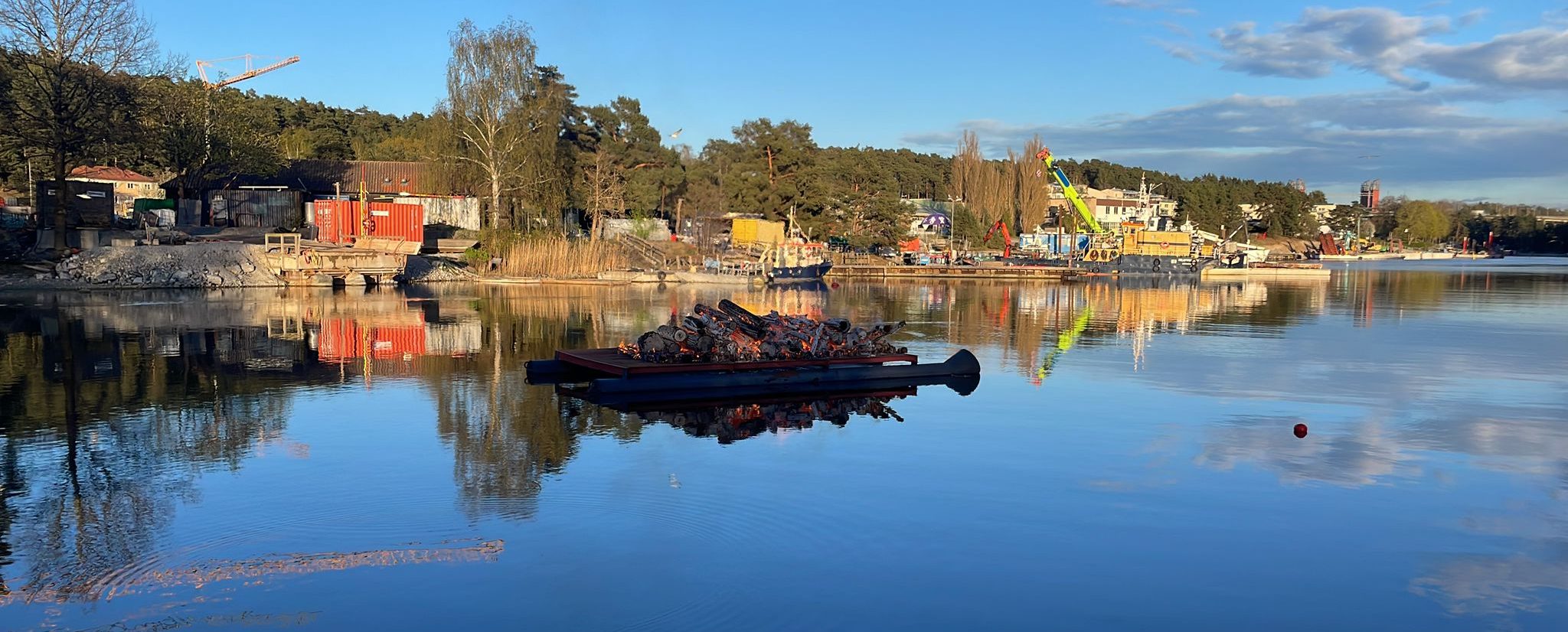 Walpurgis Night (Valborg) - Large bonfires are lit, and people gather to listen to speeches and songs welcoming spring. 