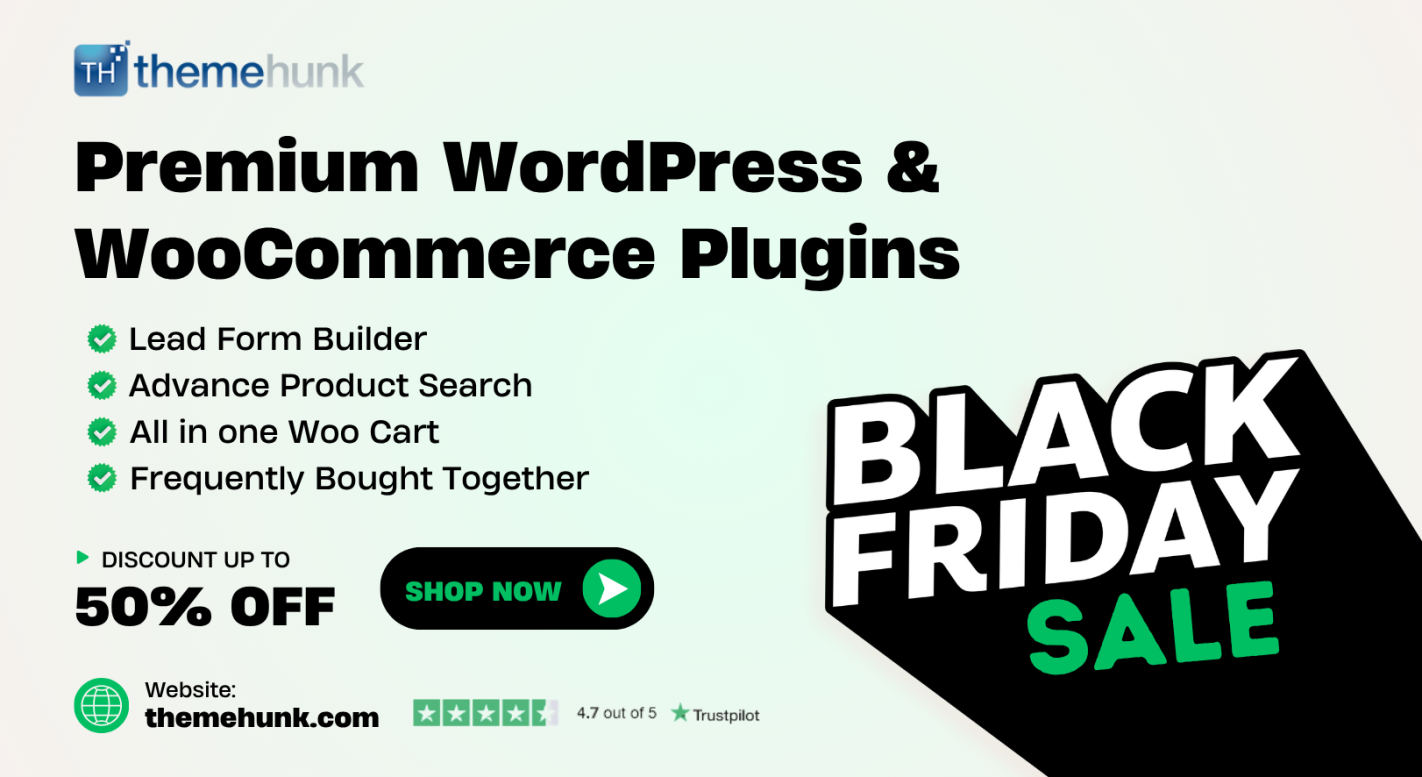 ThemeHunk – Up to 50% for WP Themes & Plugins
